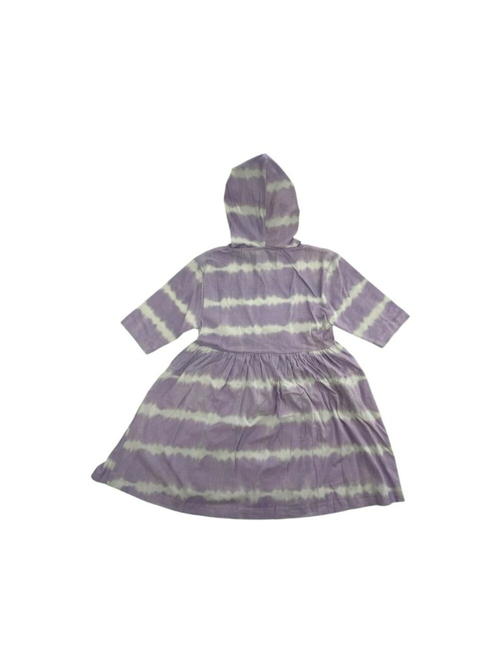 Teela NYC Purple Tie-Dye Hooded Dress Anchor Patch Cute Girls Size 8 MSRP$51 NWT - Picture 2 of 8